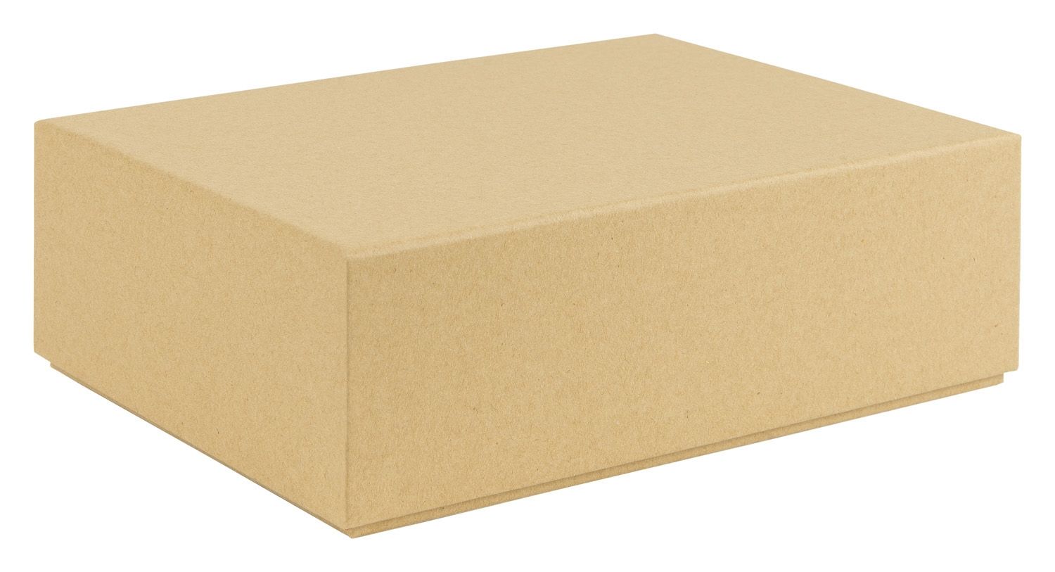 Brown Kraft Rigid 2-Piece Postal Box / Gift Box 210mm length