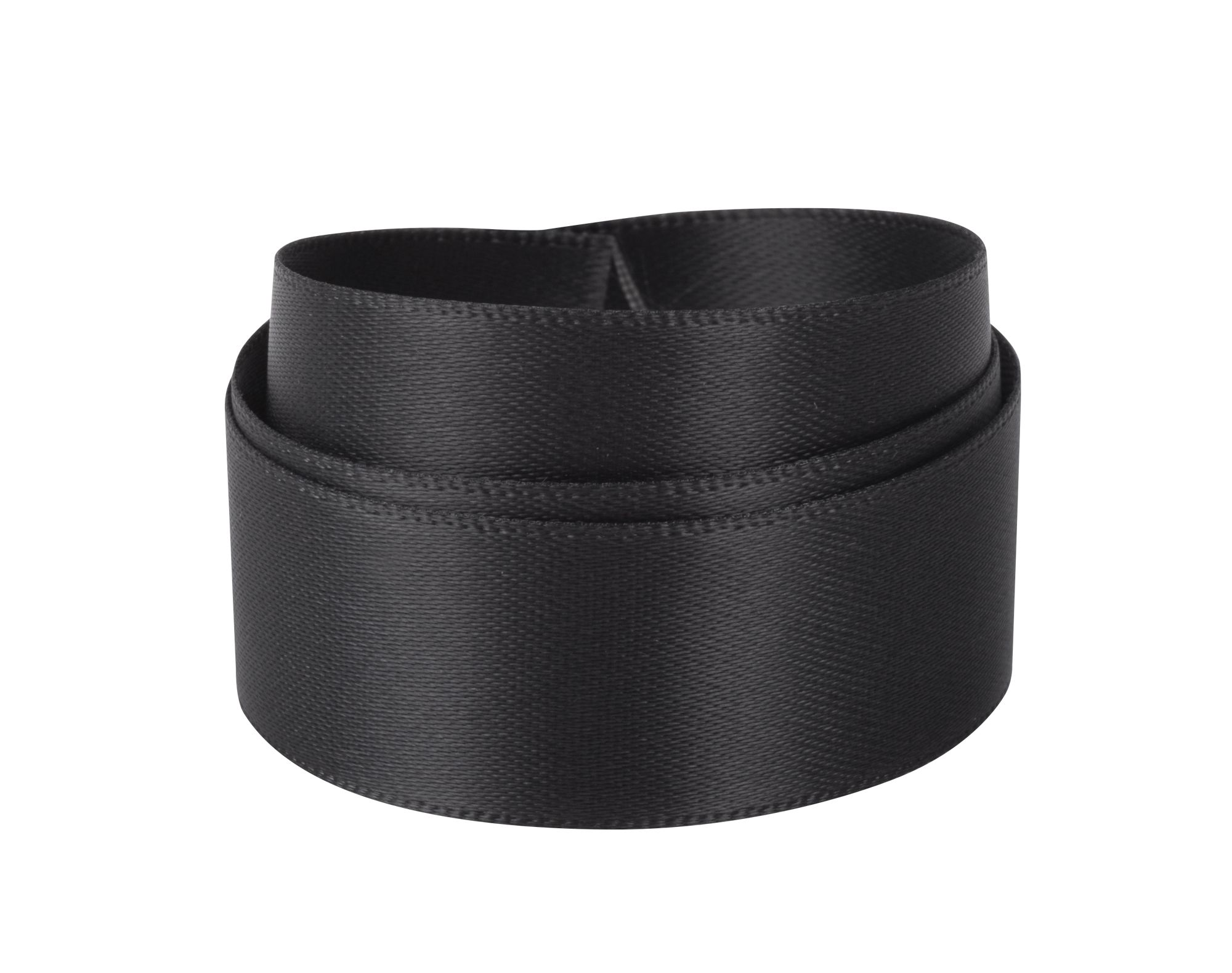 Dark Grey Recycled Double Sided Satin Ribbon 20 metres x 15mm