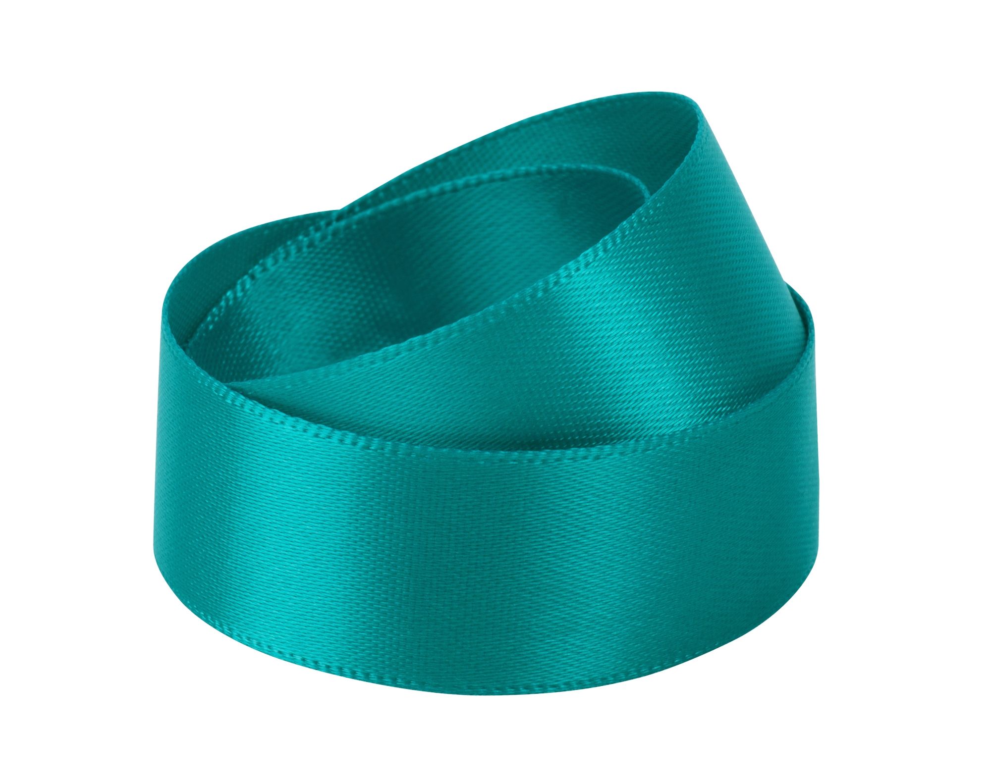 Sea Green Recycled Double Sided Satin Ribbon 20 metres x 15mm