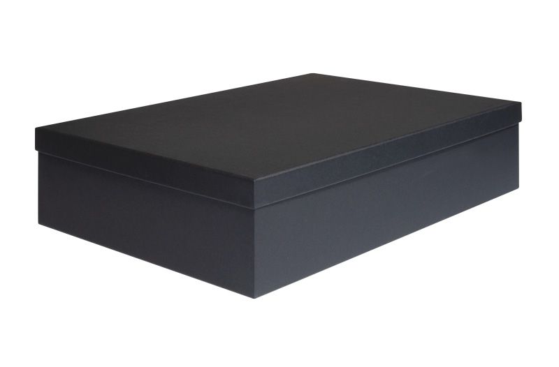 Black Rigid 2 Piece Shirt Gift Box
