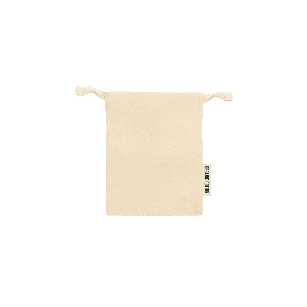 Pack of 25 Small Organic Cotton Drawstring Bags