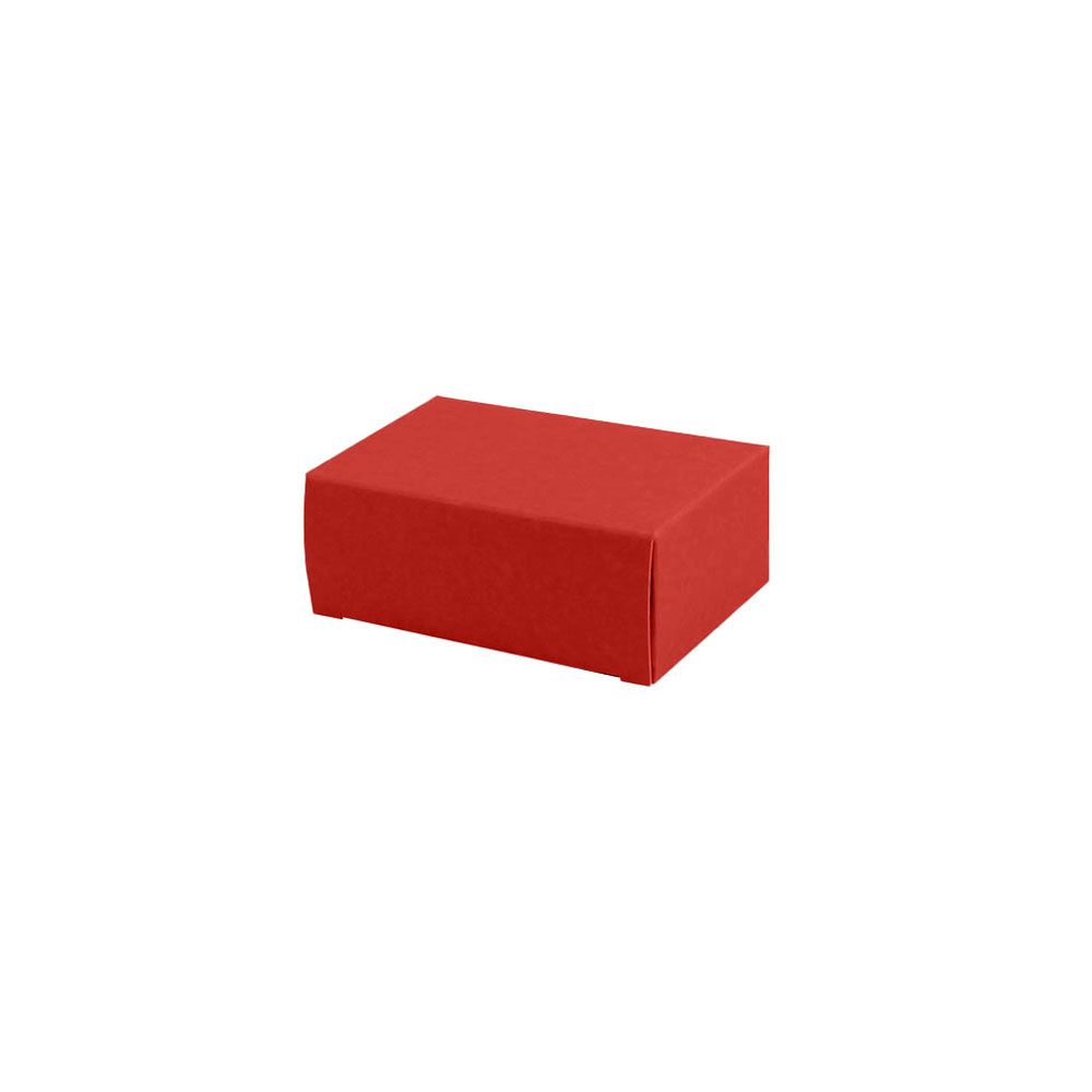 Bright Red Flat Pack Soap Gift Box