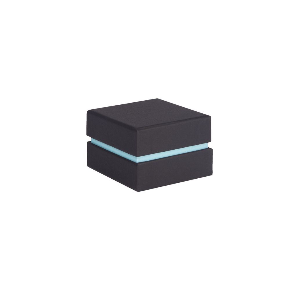 Black &amp; Turquoise Ring Shoulder Box