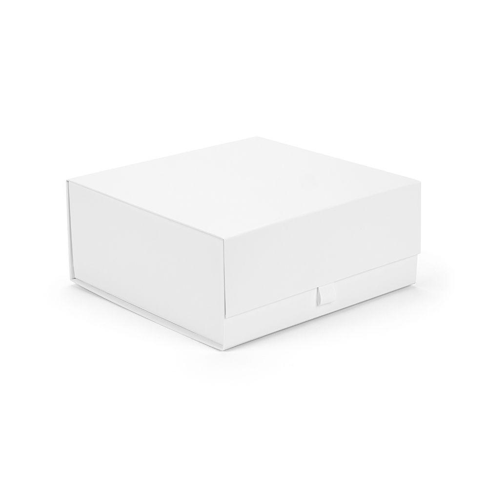 Square White Laminated Magnetic Gift Box
