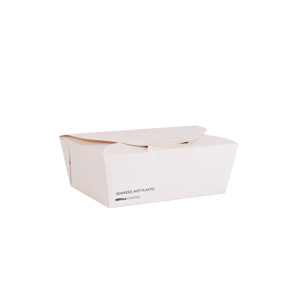 Pack of 200 Notpla Seaweed Medium Takeaway Boxes