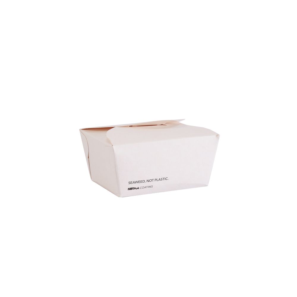 Pack of 500 Notpla Seaweed Small Takeaway Boxes