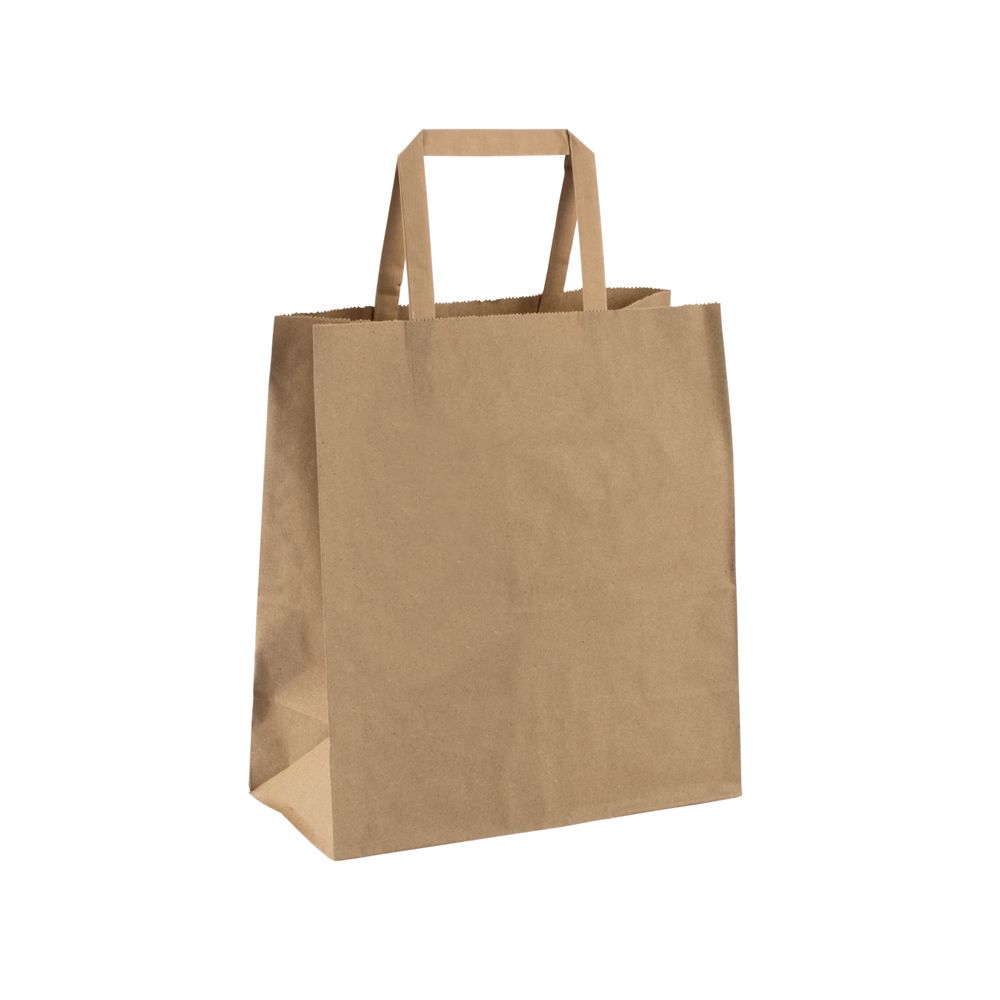 Medium Kraft Brown Tape Handle Paper Carrier Bags