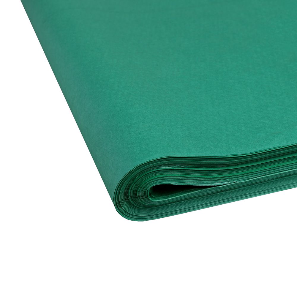 Large Recycled Waxed Green Tissue Paper - 480 sheets