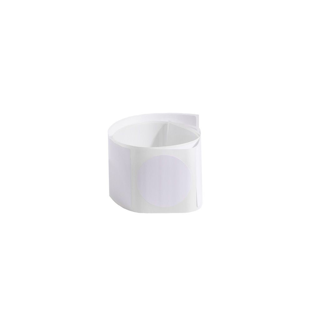 Printed Matt White Round Stickers 44mm - Roll of 250