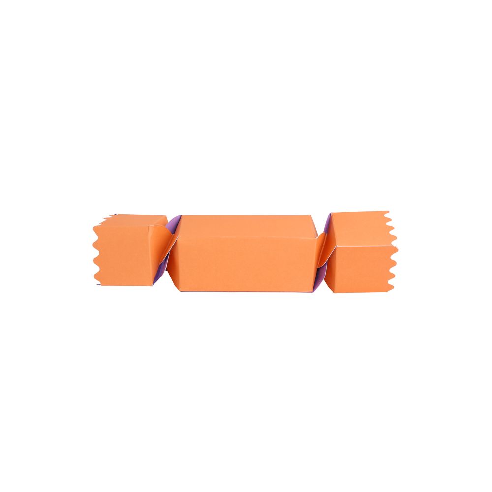 Apricot Crush Orange and Lilac Christmas Cracker Box