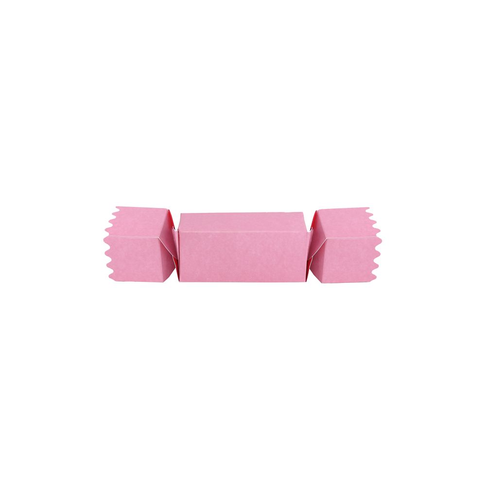 Fondant Pink and Red Christmas Cracker Box
