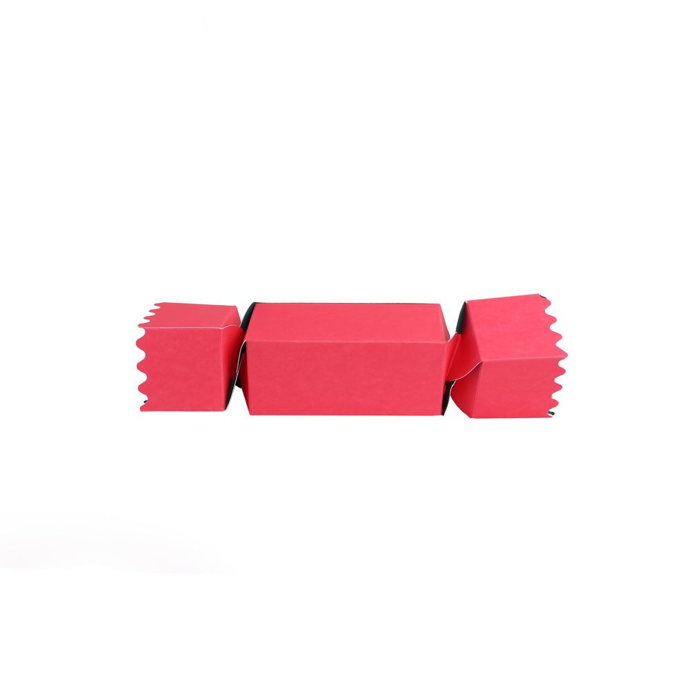 Red and Dark Green Christmas Cracker Box