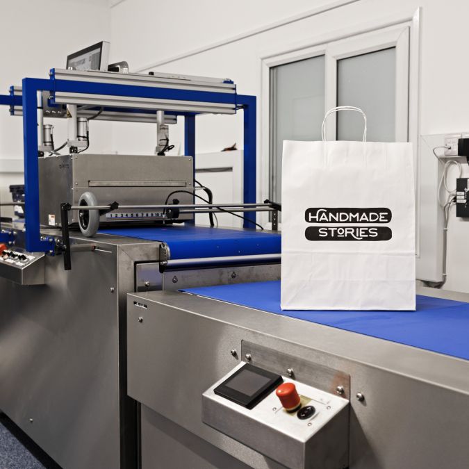 Say hello to our bag printing machine, Bertha